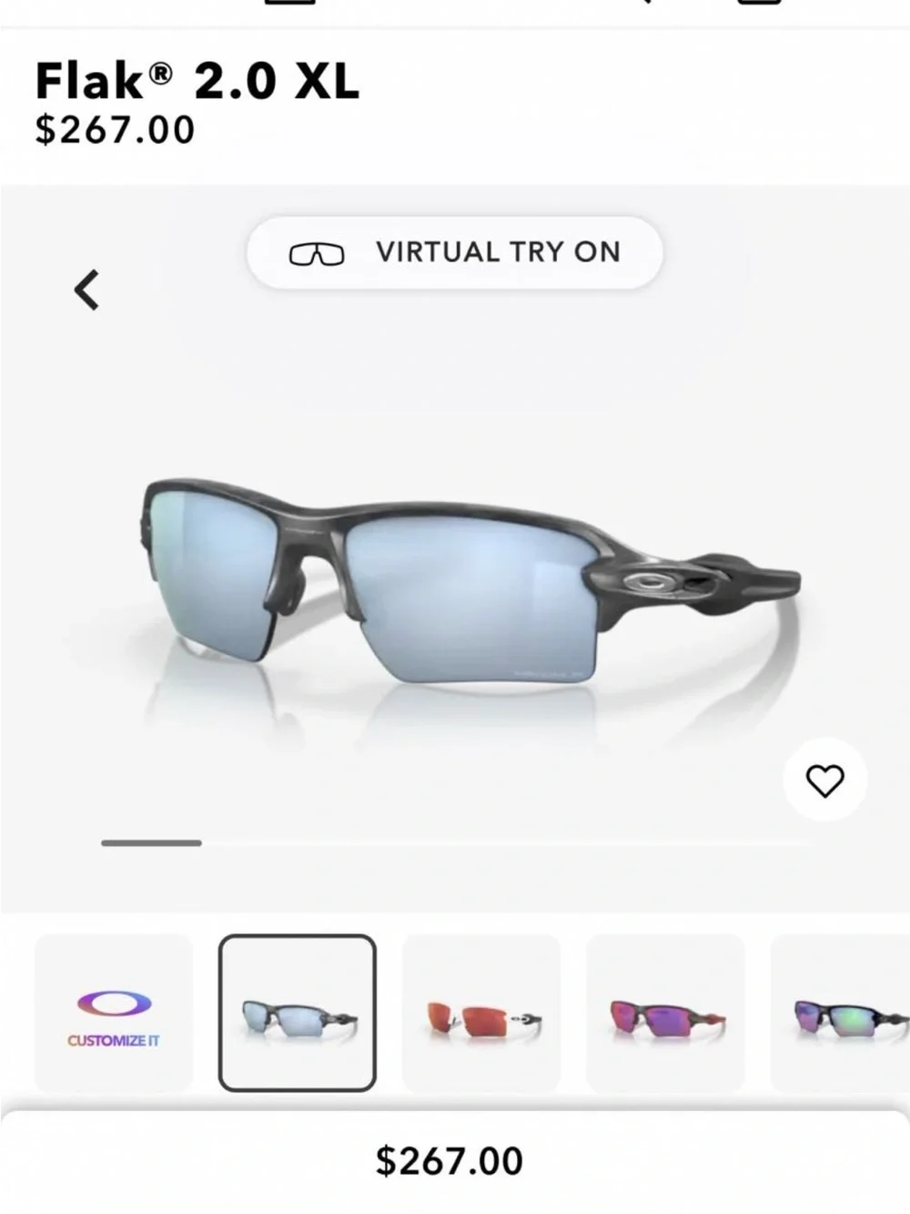 Oakley Flak 2.0 XL Sunglasses — Matte Black Frame with Blue Mirrors